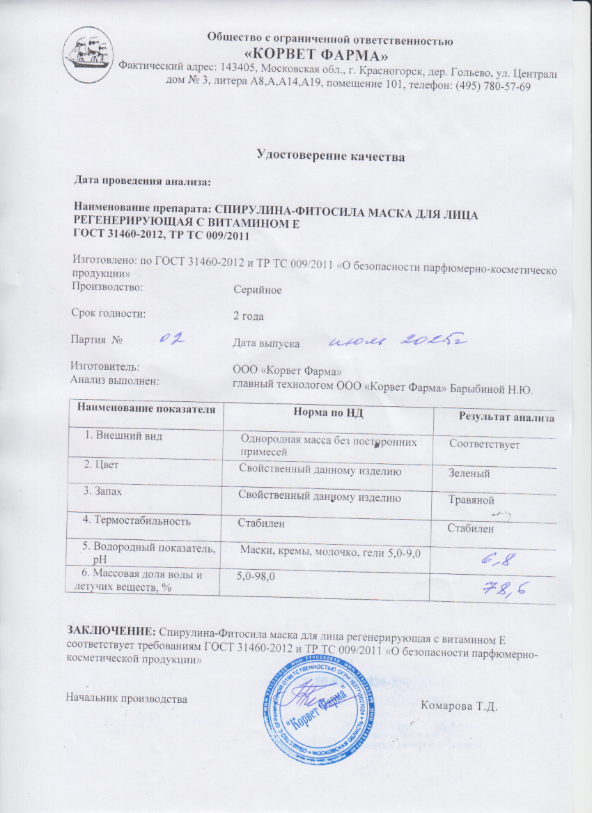 Паспорт №07202502